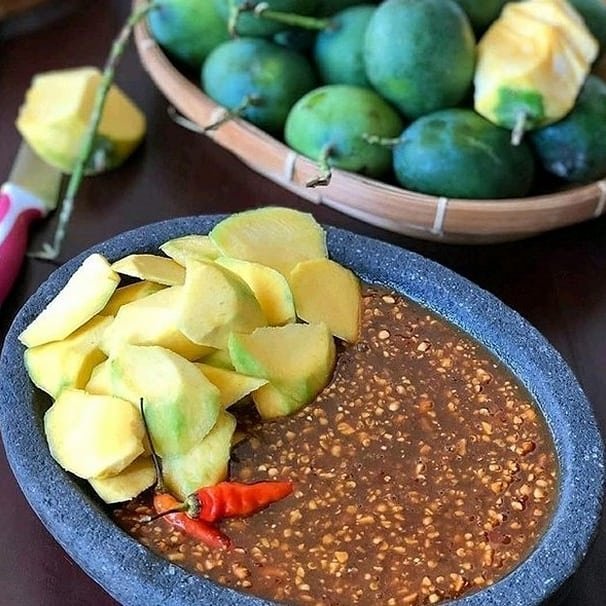 rujak buah mangga