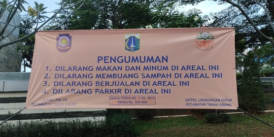 Kini Berjualan hingga Buang Sampah Sembarangan di Dukuh Atas Kena Denda Rp500 Ribu