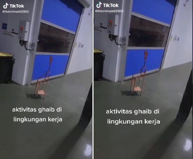 viral benda benda di yang ada di dalam pabrik ini bergerak sendiri bikin merinding