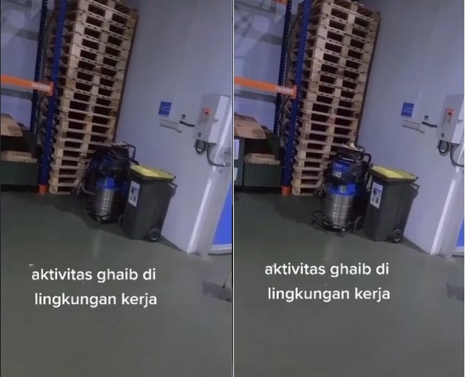 viral benda benda di yang ada di dalam pabrik ini bergerak sendiri bikin merinding