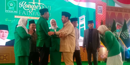 Prabowo di Fatayat NU: Saya Grogi, Saya Undang Beberapa Jenderal Senior Mengawal Saya