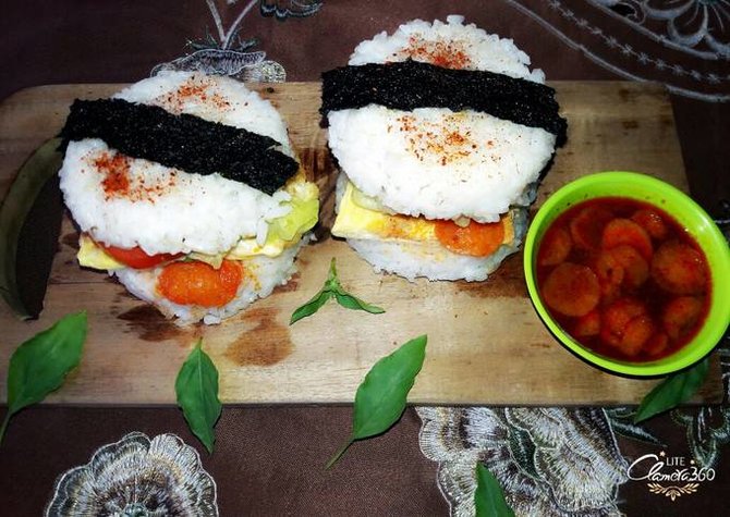 resep burger sushi berbagai bahan camilan lezat mengenyangkan