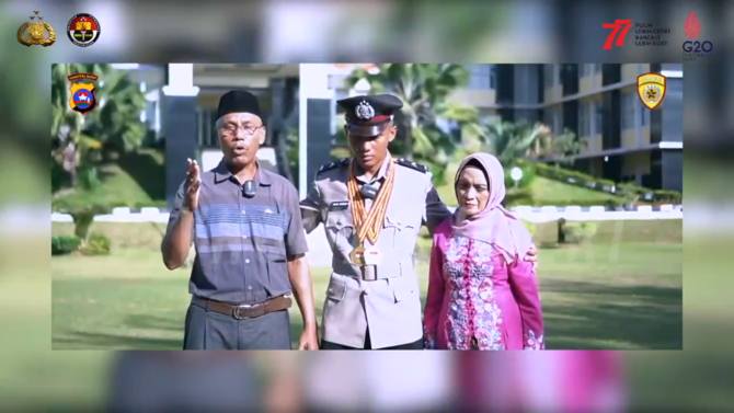 anak tukang bakso sukses jadi polisi raih lulusan terbaik