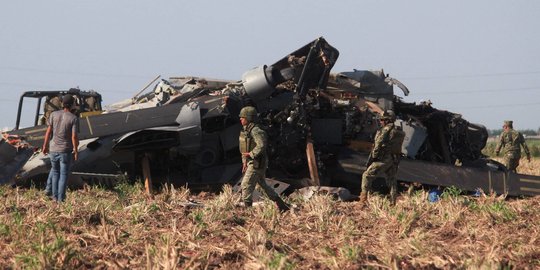 Helikopter Militer Black Hawk Jatuh Tewaskan 14 Orang di Meksiko