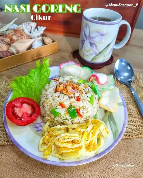 nasi goreng putih cikur