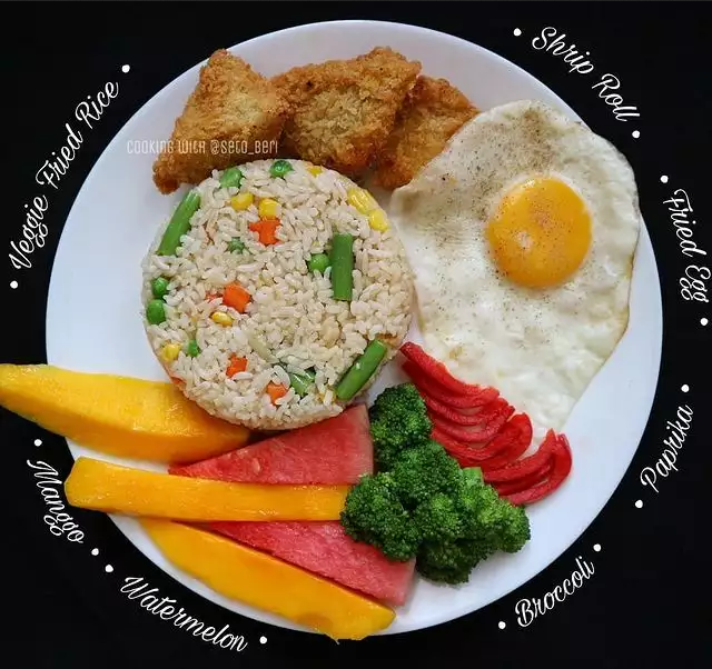 nasi goreng putih mix sayuran