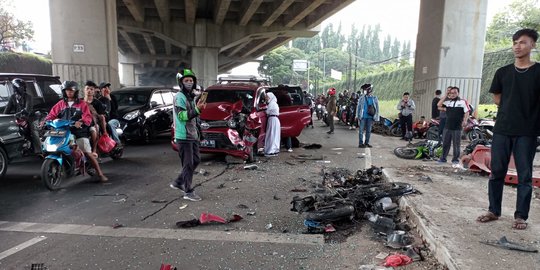 Pulang dari Kantor, Anggota TNI AL Jadi Korban Kecelakaan di Jalan Alternatif Cibubur