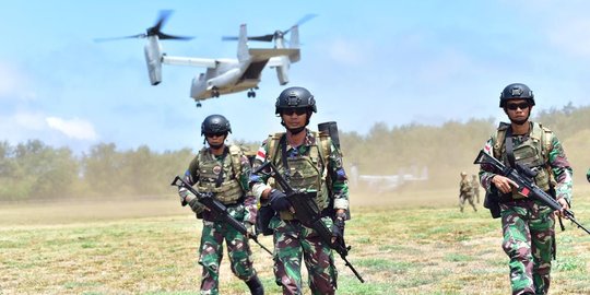 Kuasai Kota di Hawaii, Marinir TNI AL-USMC dan Korea Pukul Mundur Musuh