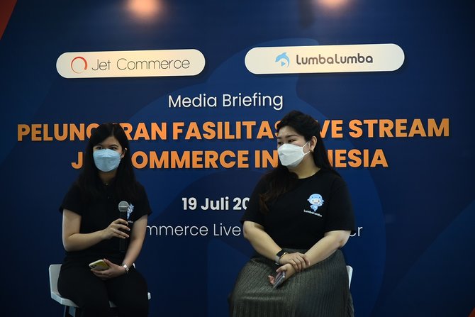 jet commerce indonesia resmikan fasilitas pusat live streaming di pluit jakarta