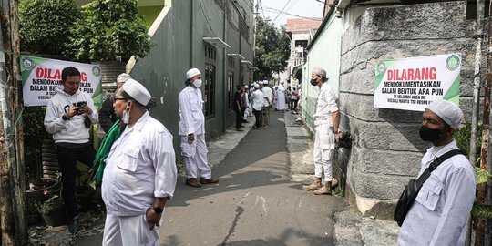 Suasana Petamburan III usai Habib Rizieq Syihab Bebas