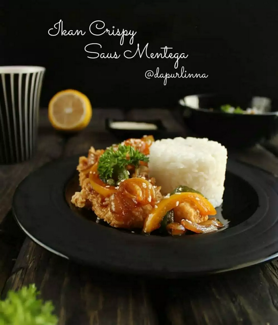 ikan crispy saus mentega