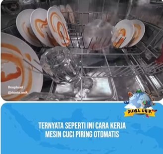 video penampakan cara kerja mesin cuci piring otomatis curi perhatian netizen 039boros air039