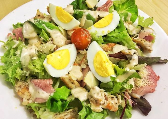 resep caesar salad berbagai bahan menu sehat mengenyangkan