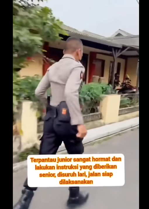 bikin salfok ketika polisi senior ketemu junior di jalanan