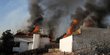 Kebakaran Hutan Yunani Hanguskan Rumah Penduduk