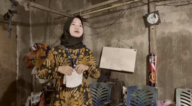 kisah jelita anak tukang juru parkir jadi polwan