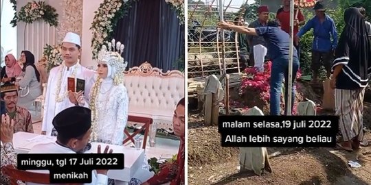 Kisah Pilu Pria yang Baru Dua Hari Menikah Ditinggal Istri untuk Selamanya