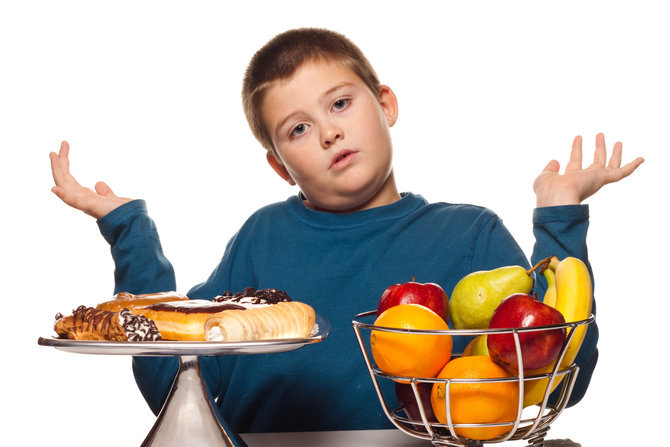 ilustrasi anak obesitas