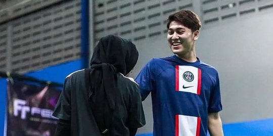 4 Potret Rizky Billar dan Lesti Kejora Main Badminton, Penuh Keseruan