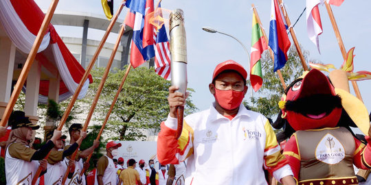 Obor ASEAN Para Games Dinyalakan, Api Abadi Mrapen Dibawa ke Solo