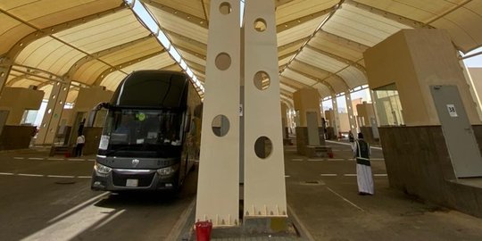 Menengok Proses Cek Poin Jemaah di Terminal Hijrah Sebelum Masuk Madinah