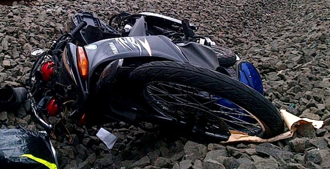 ilustrasi kecelakaan motor