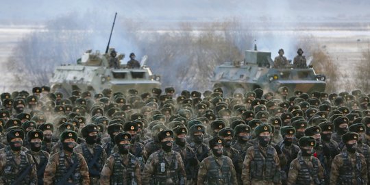 China dan 37 Negara akan Kirim Pasukan dan Tank ke Rusia
