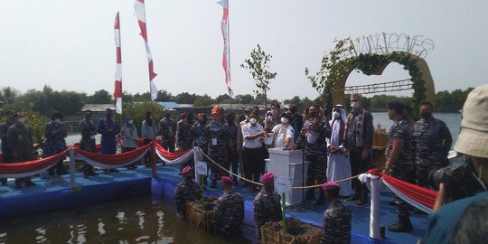 TNI AL Tanam Satu Juta Lebih Pohon Mangrove di 77 Lokasi Secara Serentak