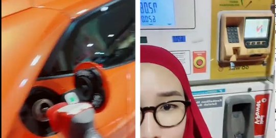 Videokan Isi Bensin Mobil Sport di SPBU, Wanita Ini Dapat Kritik Pedas dari Warganet