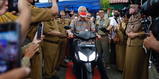 Jajal Motor Listrik Karya Siswa SMK, Ganjar Dorong Perbaikan Kapasitas Baterai