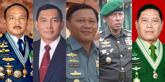 5 Pensiunan Perwira Tinggi AD, AU dan AL Kepercayaan Prabowo, Ada Bintang Empat