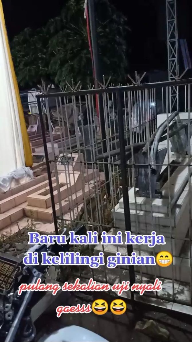 pernikahan di rumah dekat pemakaman