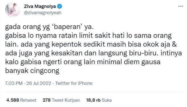 pembelaan ziva magnolya