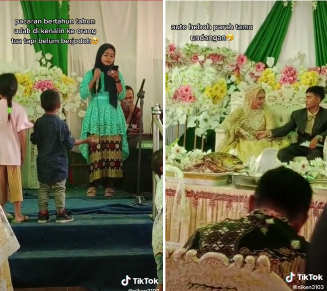 viral video wanita nyanyi di pernikahan mantan kekasih aksinya jadi sorotan warganet