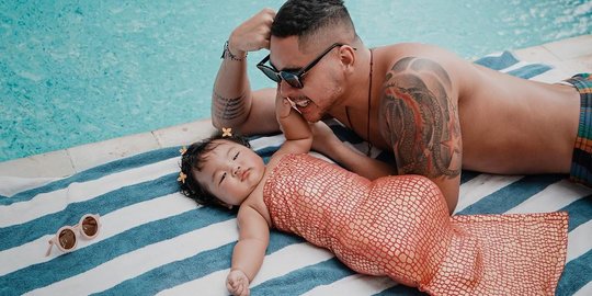 Gemes Banget, Intip Foto Baby Xarena Anak Siti Badriah Pakai Kostum Mermaid