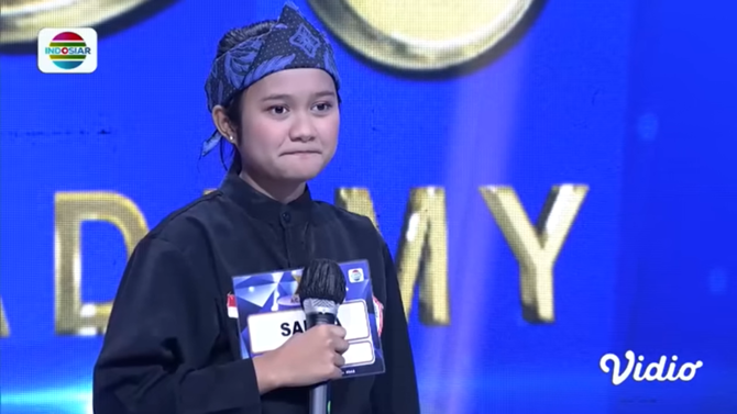 penampilan salwa peserta d039academy 5 asal banten