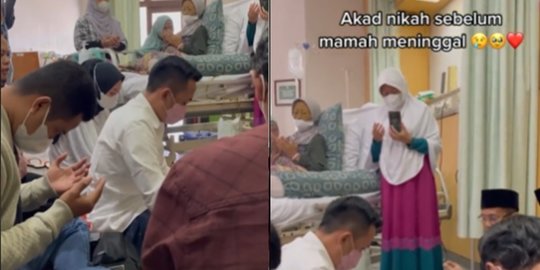 Haru, Pasangan Ini Langsungkan Akad Nikah di Detik-Detik Sang Ibu Meninggal Dunia