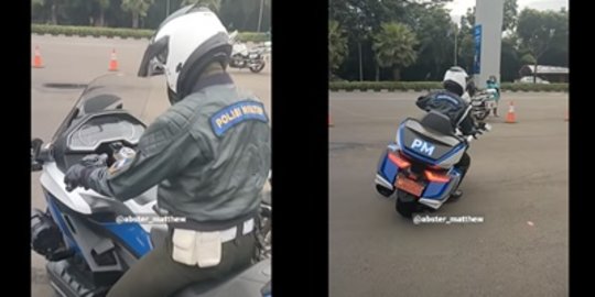 Potret Canggih Motor Gede Polisi Militer TNI Pengawal Presiden, CC 1800 Tapi Matic