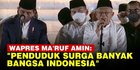 VIDEO: [FULL] Wapres Ma'ruf Amin Bicara Penduduk Surga Kebanyakan Bangsa Indonesia