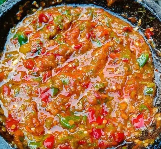 resep sambal lalapan tomat super pedas segar menggugah selera makan