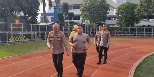 Jenderal Bintang Satu Kawal Polisi Gemuk Lari, Digenjot Turunkan Berat Badan