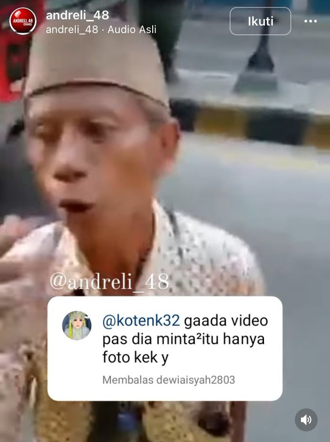 viral kakek pengemis nyawer biduan