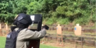 Melihat Aksi Polwan Brimob Latihan Menembak, Sangar & Gagah