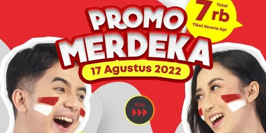 KAI Sebar 7.000 Tiket Kereta Promo Kemerdekaan, Termurah Rp17.000