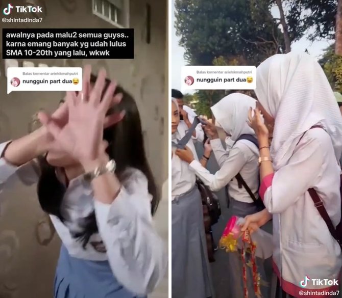 viral sekelompok tamu hadir kenakan seragam sma di acara pernikahan jadi sorotan