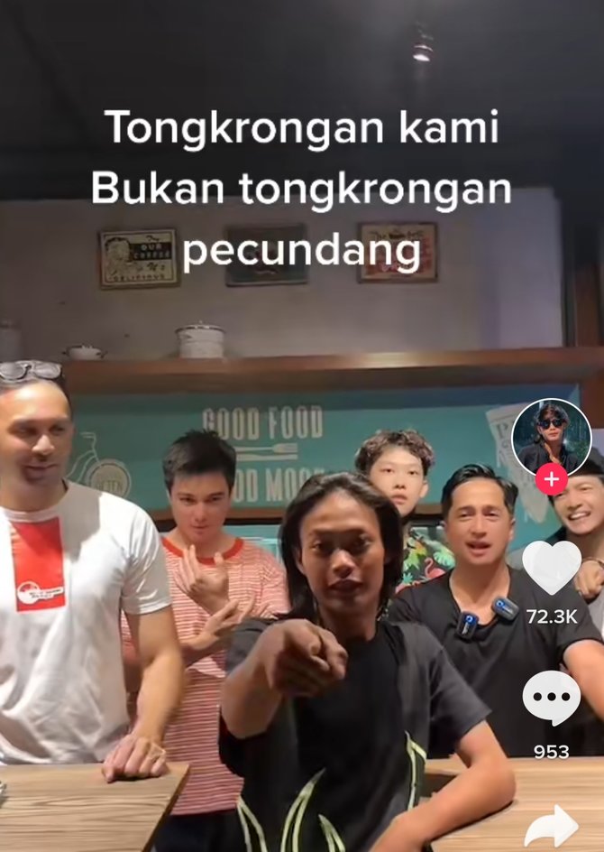 intip keseruan bonge nongkrong bareng para artis beri pertanyaan ini