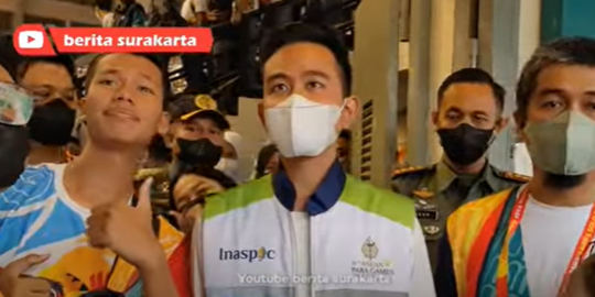 Kalah dari Filipina, Begini Cara Gibran Hibur Atlet Basket Kursi Roda APG 2022