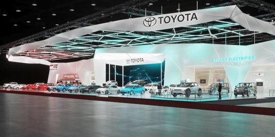 Tempati Booth Terbesar, Toyota Bawa 25 Model Kendaraan di GIIAS 2022