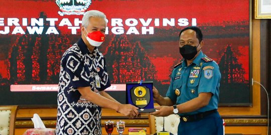Ganjar Gandeng TNI AL dan BRIN untuk Pemetaan Bawah Laut Jateng