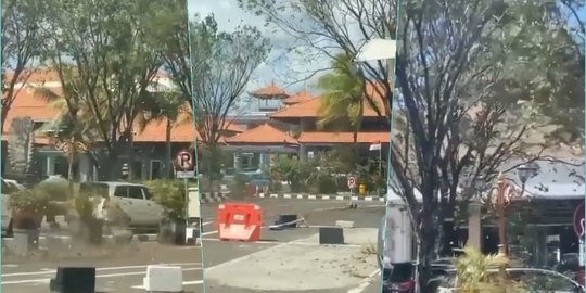 Viral Pusaran Angin di Bandara Ngurah Rai Bali, Ini Kata BMKG